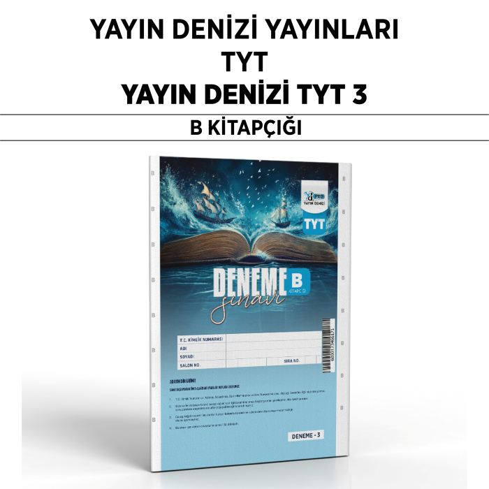 YDENİZİ TYT DENEME SINAVI 3-B - 25-26